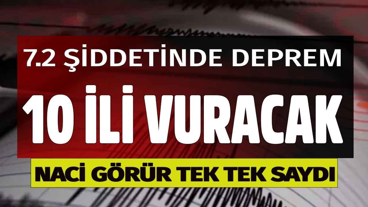 Prof. Naci Görür 10 ili uyardı! O iki fay kırılırsa 7.2 şiddetinde deprem kaçınılmaz