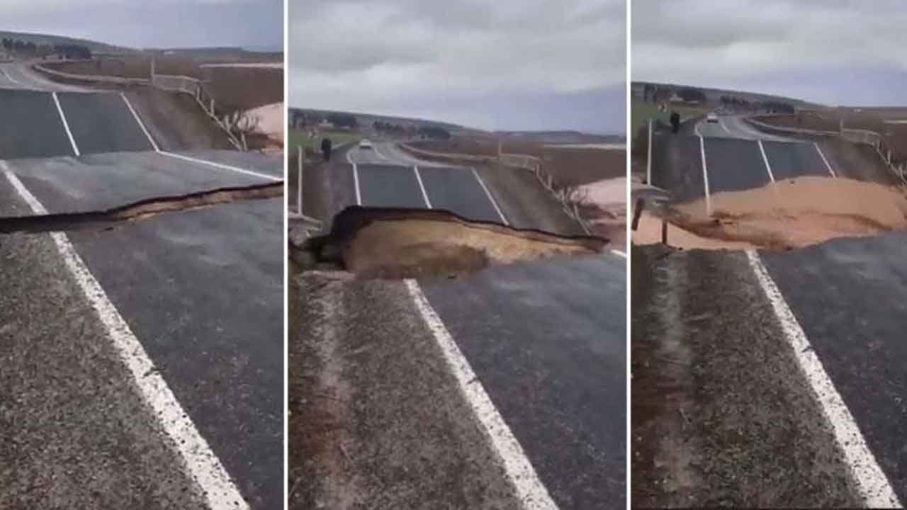 Şanlıurfa'da sel felaketinde Hilvan Bozova yolu çöktü köprü yıkıldı