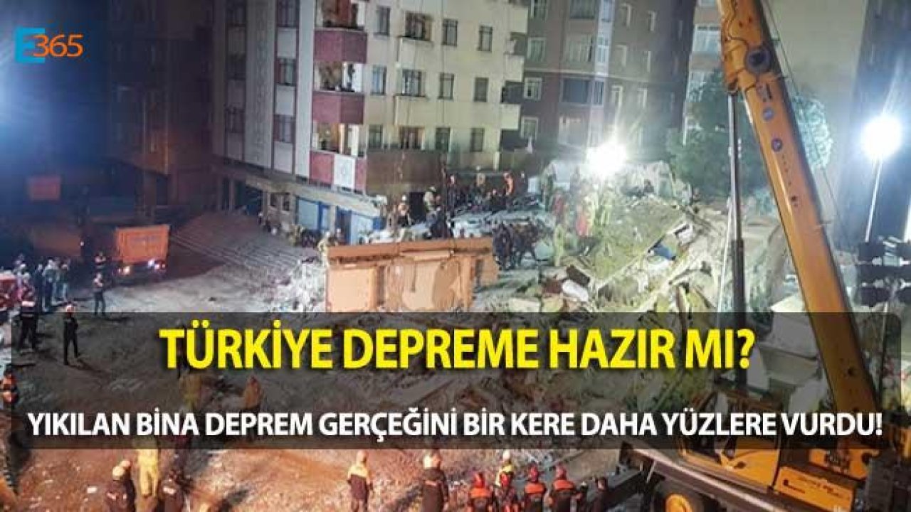 Çöken Bina Deprem Gerçeğini Yüzlere Tokat Gibi Vurdu! Türkiye Depreme Hazır Mı? 7 Milyon Bina Riskli