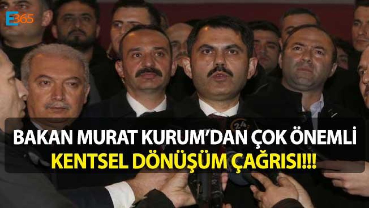 Bakan Murat Kurum Riskli Yapı Bina Tespiti Çağrısı Yaptı!