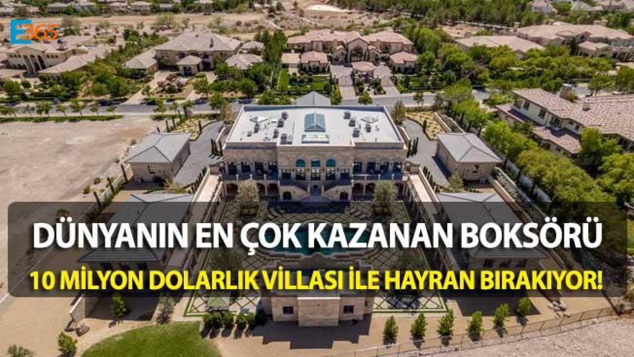 Floyd Mayweather 10 Milyon Dolarlık Malikanesi İle Dudak Uçuklatıyor!