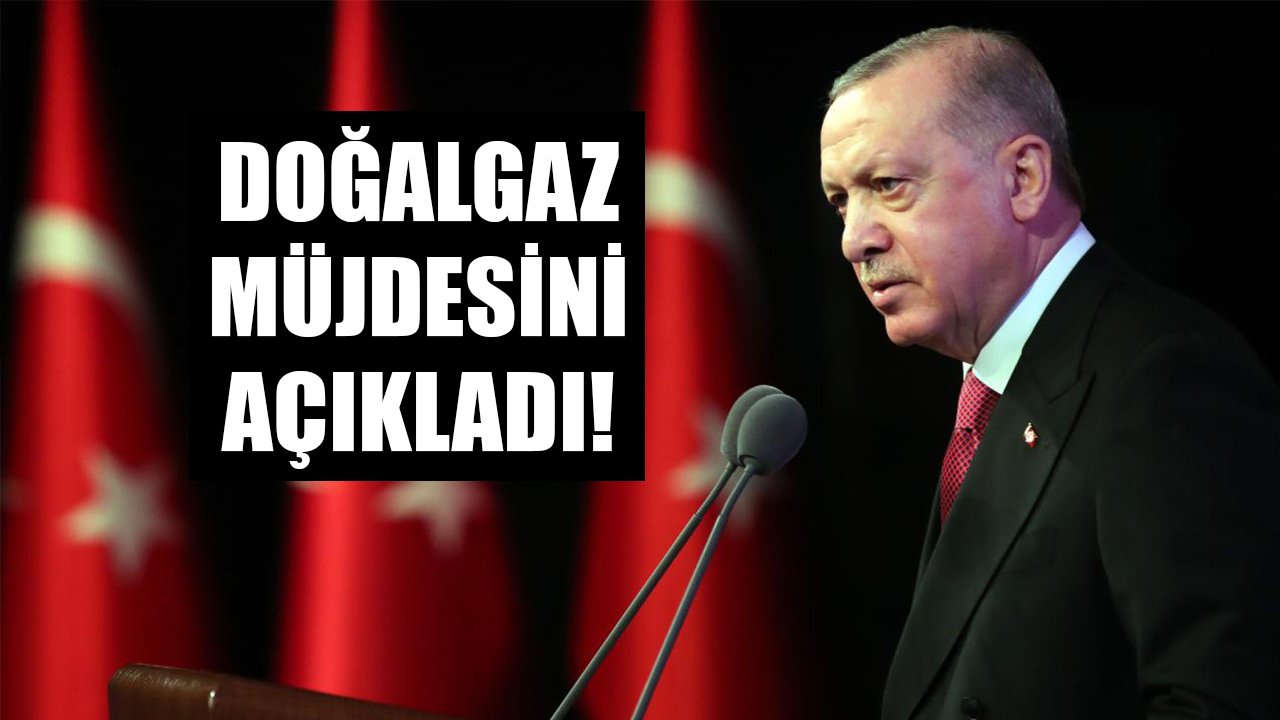 Cumhurbaşkanı Erdoğan merakla beklenen doğalgaz müjdelerini açıkladı!