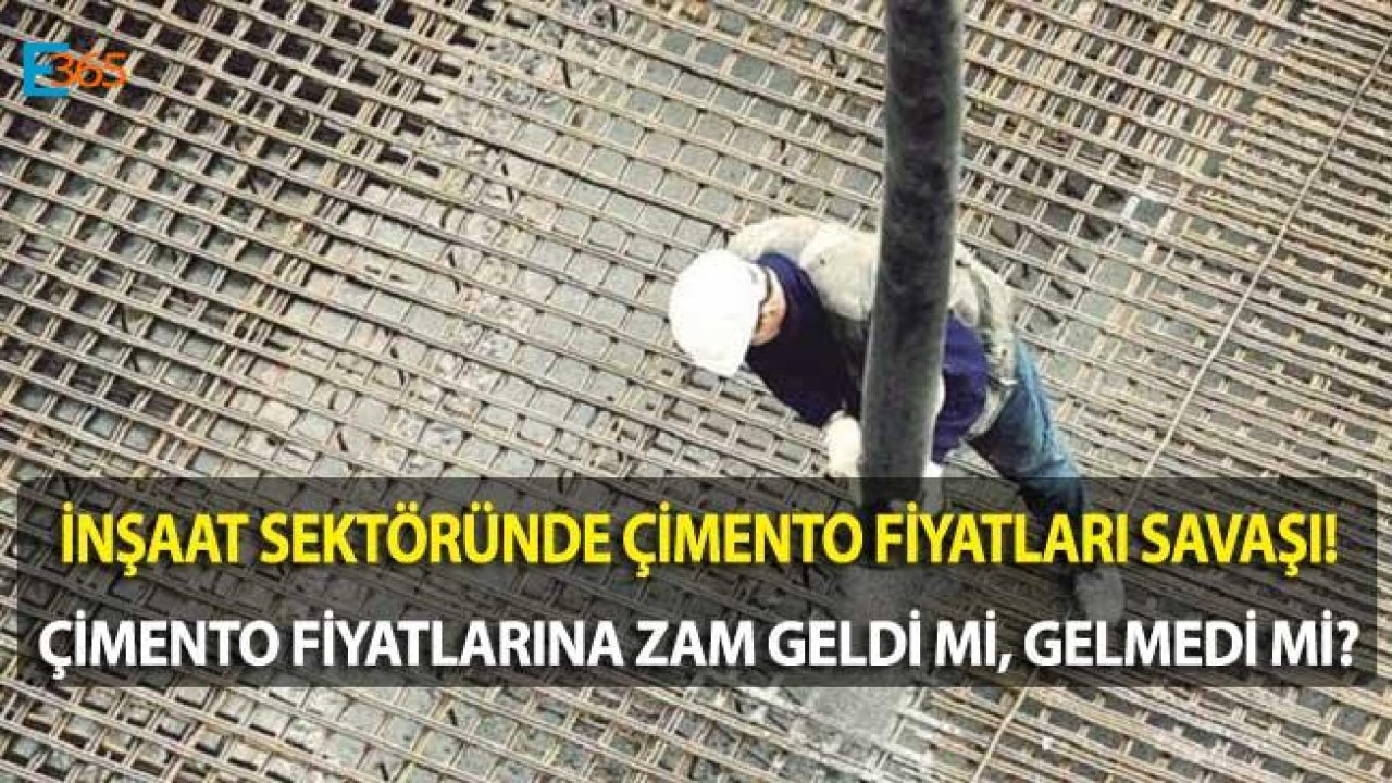 İnşaat Sektöründe Çimento Zammı Savaşı Başladı! Çimento Fiyatları Attı Mı?