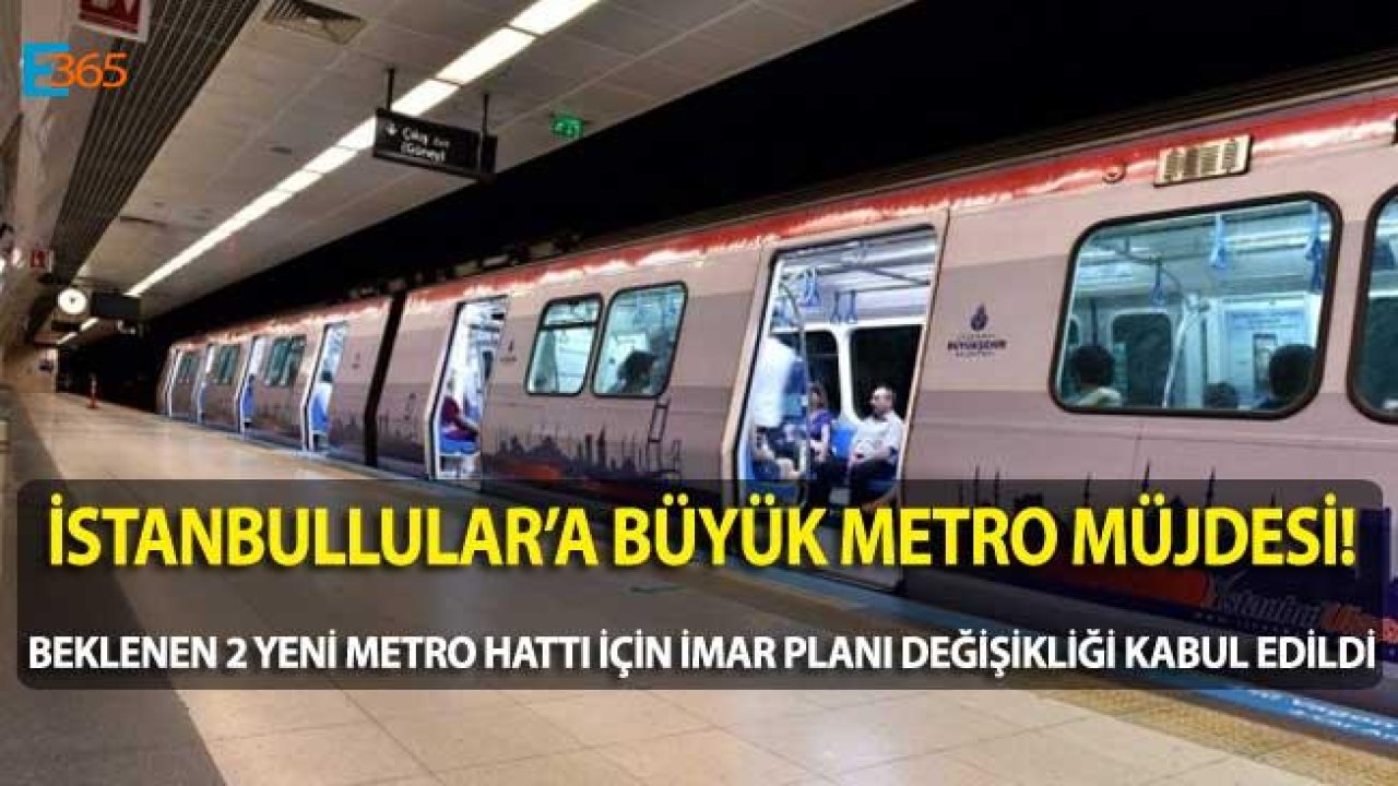 İstanbul Yeni Havalimanı Halkalı ve Gayrettepe Metro Hatları İmar Planları Onaylandı!