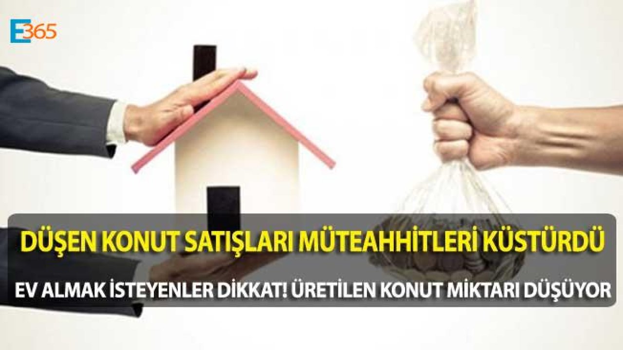 Ev Alacaklara Kötü Haber! İnşa Edilen Yeni Daire Sayısı Yüzde 53 Düştü