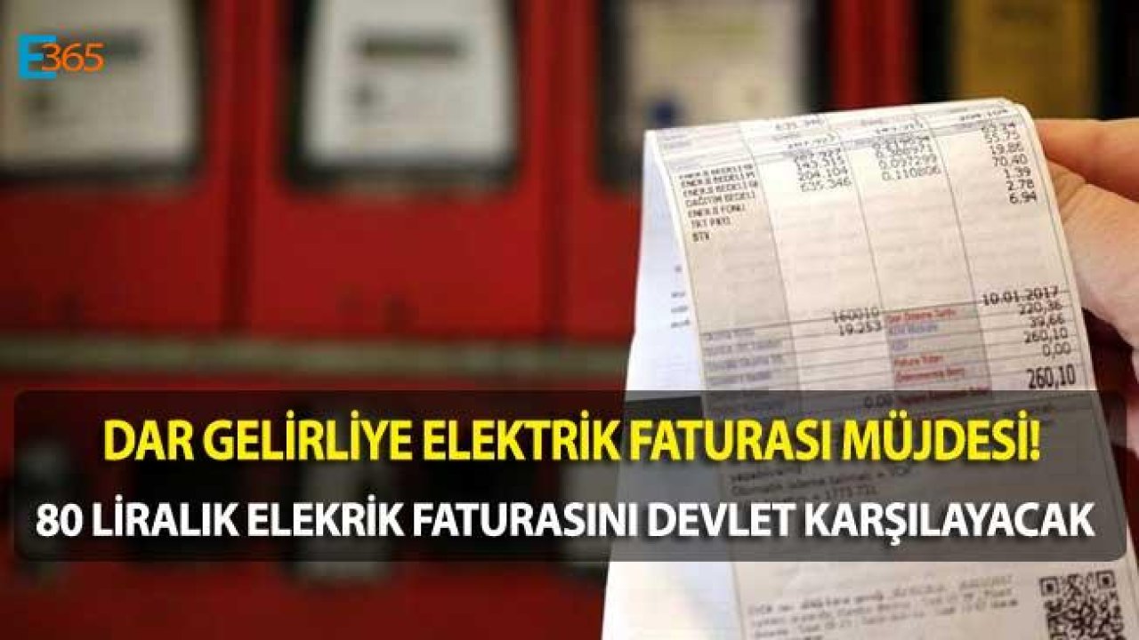 80 Lira Elektrik Yardımı Başvurusu Nereye Yapılacak, Başvuru Şartları Neler?