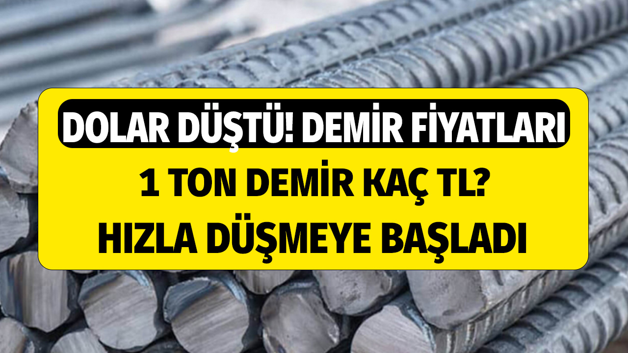 1 ton demir fiyatı! İnşaat demiri kaç TL oldu? 25 Ağustos il il güncel demir fiyatları