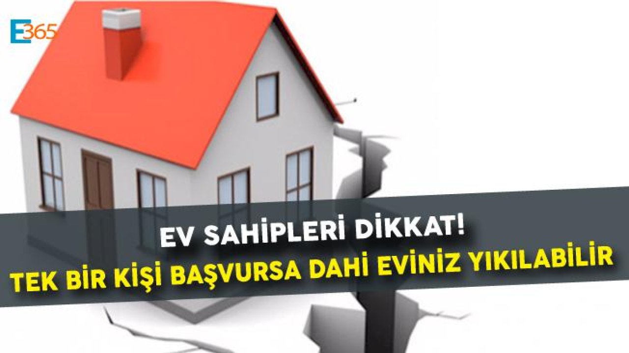 Riskli Binaların Yıkılması İçin Tek Bir Kişinin Kentsel Dönüşüm Başvurusu Yeterli!