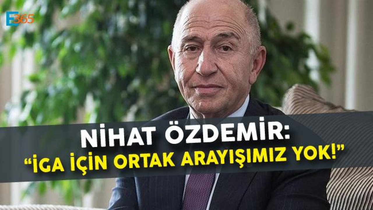 LİMAK Başkanı Nihat Özdemir'den İGA İstanbul Havalimanı Açıklaması