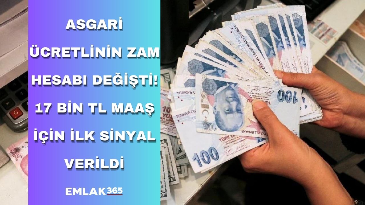 Asgari ücretlinin zam hesabı resmen değişti! Milyonlara 17 bin TL maaş için ilk sinyal verildi