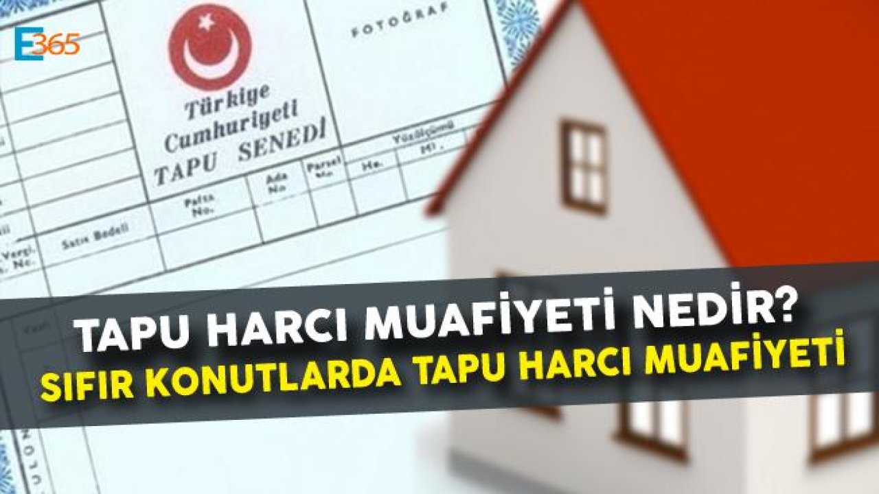 Kentsel Dönüşüm Projeleri İle Ev Alanlar Tapu Harcı Ödemiyor!