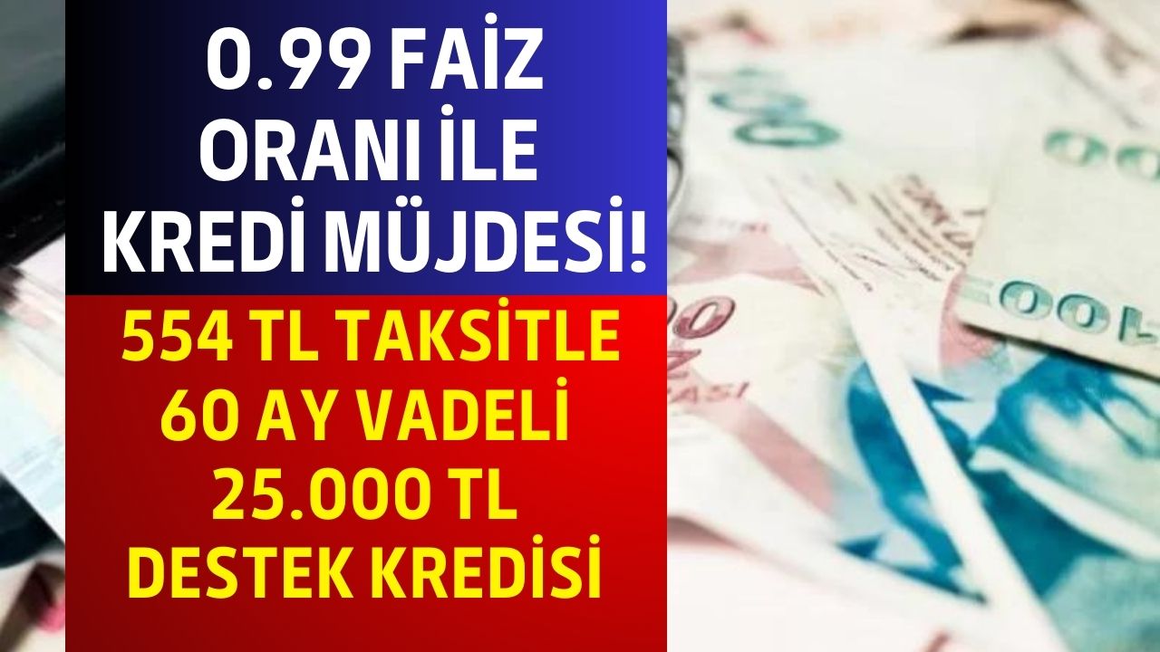Ziraat Bankası Halkbank Vakıfbank kredi musluğu AÇILDI!  554 TL taksitle TRİNK 60 AY VADELİ 25.000 TL destek kredisi