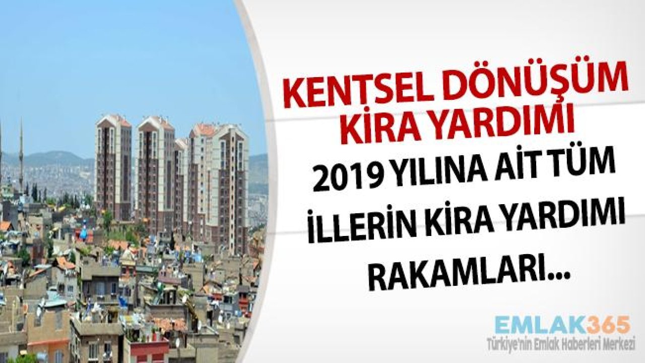 2019 Kentsel Dönüşüm Kira Yardımı Ne Kadar?