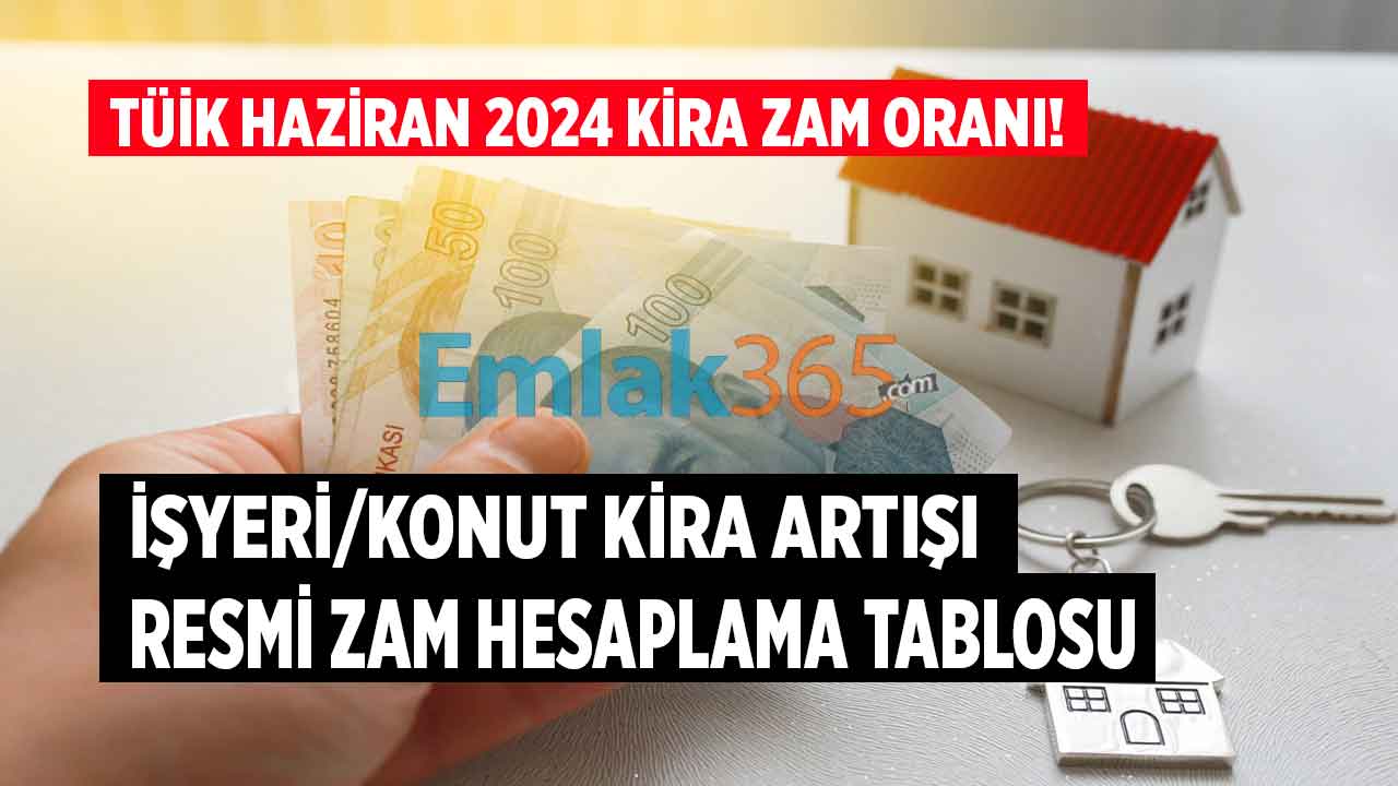 Haziran ayı resmi kira artış oranı açıklandı! Kiralara ne kadar zam geldi?