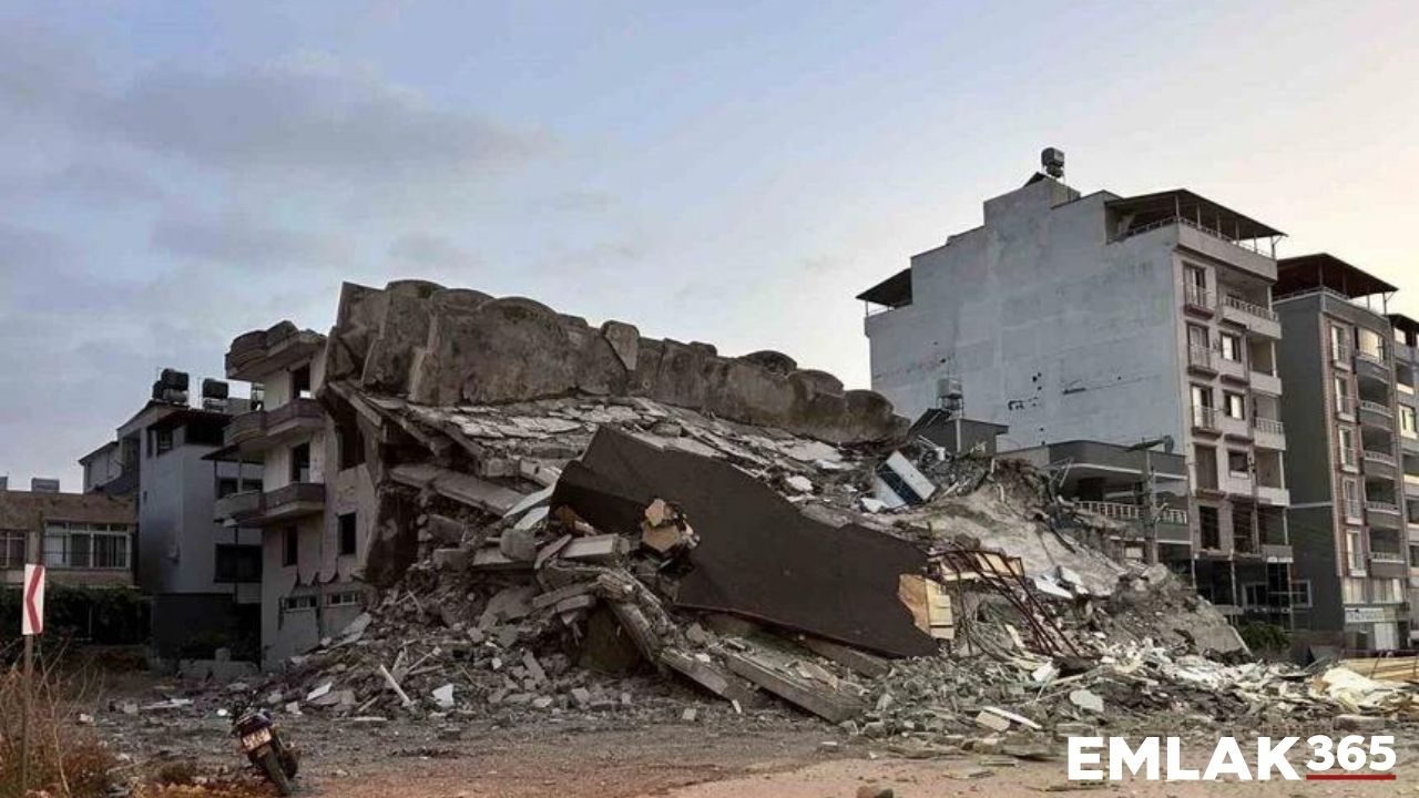 Korna sesiyle yıkılan 7 katlı bina deprem etkisi yarattı