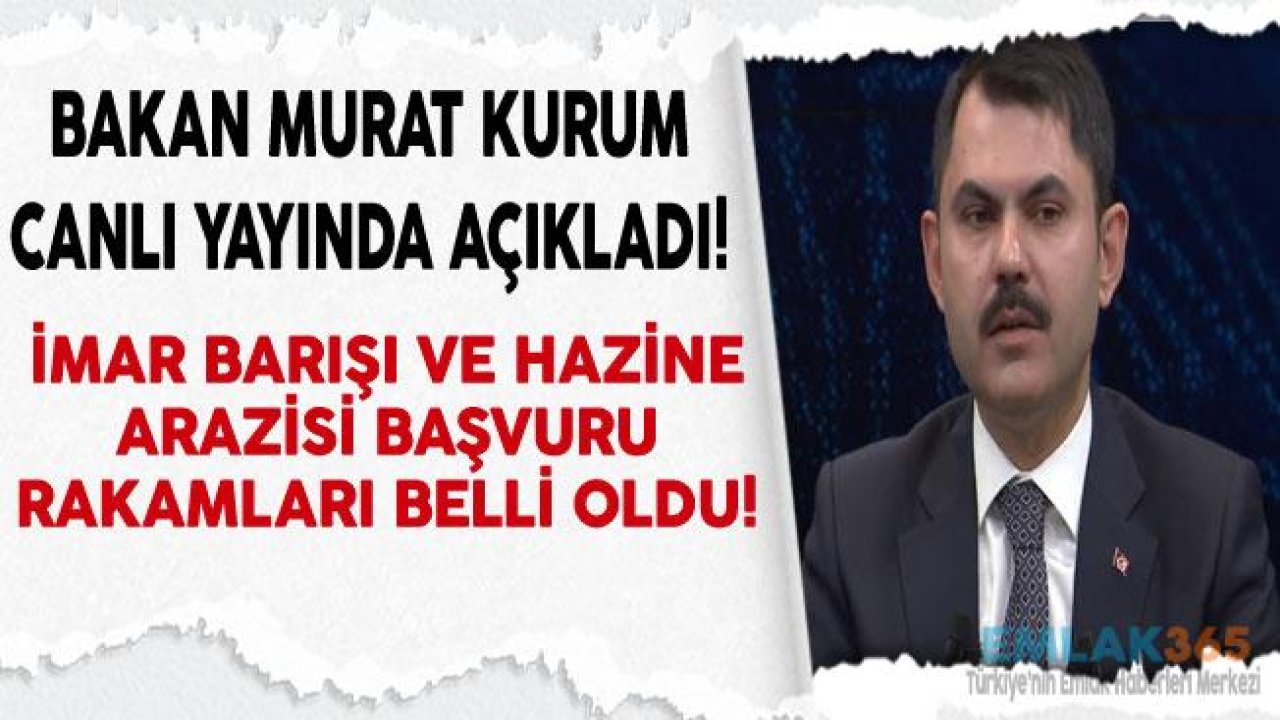 İmar Barışı ve Hazineye Ait Tarım Arazilerinin Satışı Hakkında Bakan Murat Kurum'den Önemli Açıklamalar!