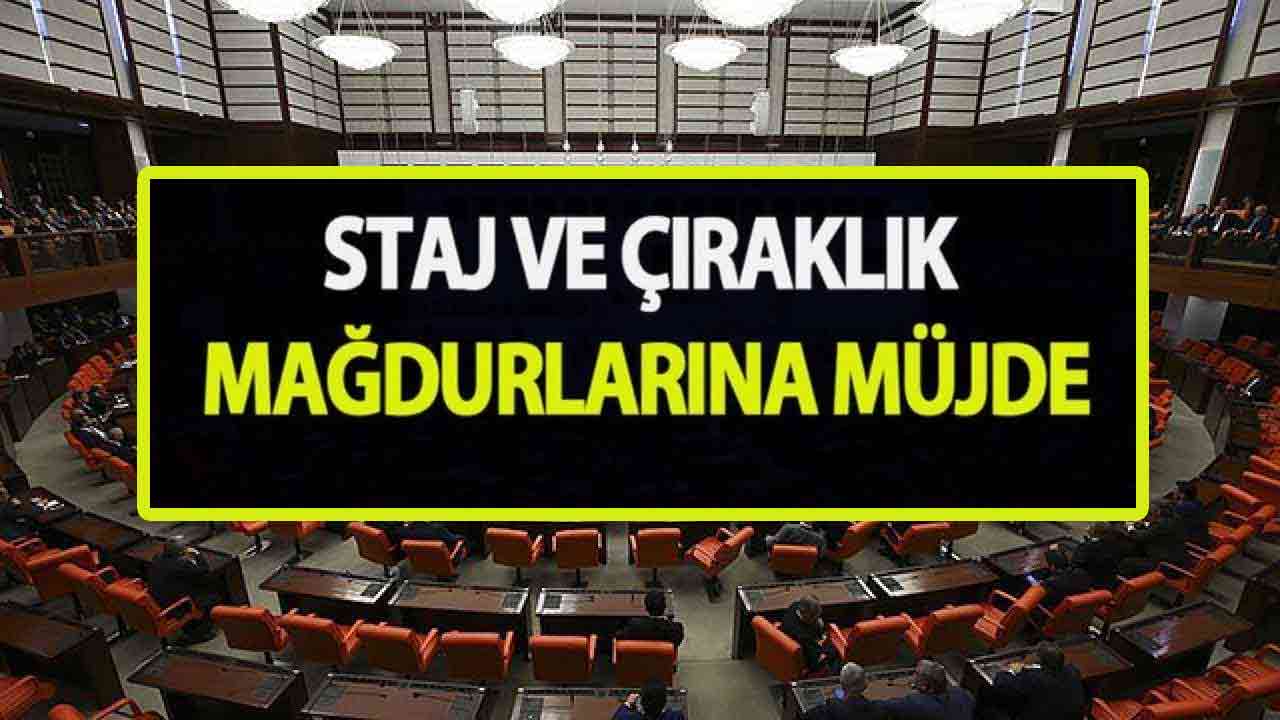 EYT staj ve çıraklık mağdurları son dakika müjde TBMM'den geldi!