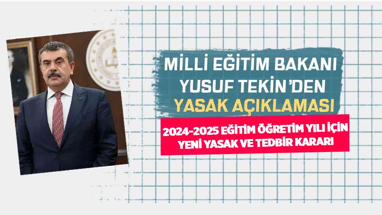 MEB'den okullarla ilgili SON DAKİKA duyuru! Okulların açılmasına 22 gün kala yeni yasak ve tedbir kararı