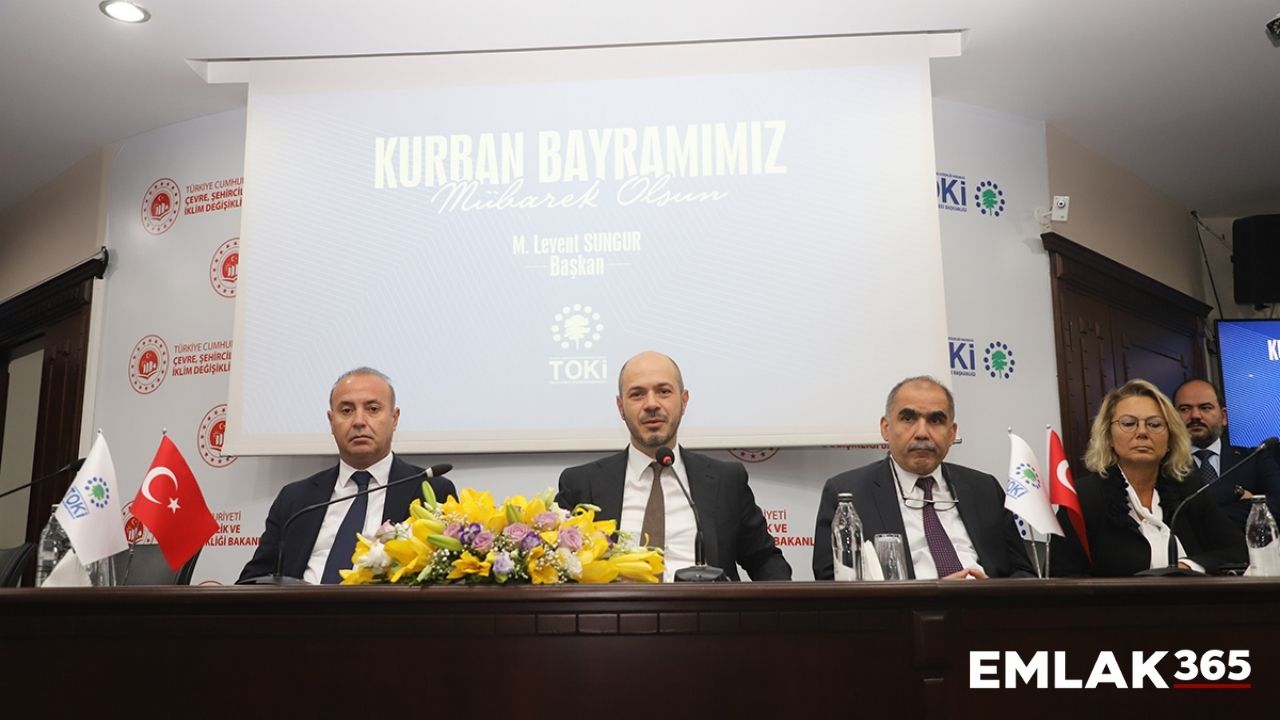 TOKİ Başkanı Sungur, Ankara'da İdare çalışanları ile bayramlaştı!
