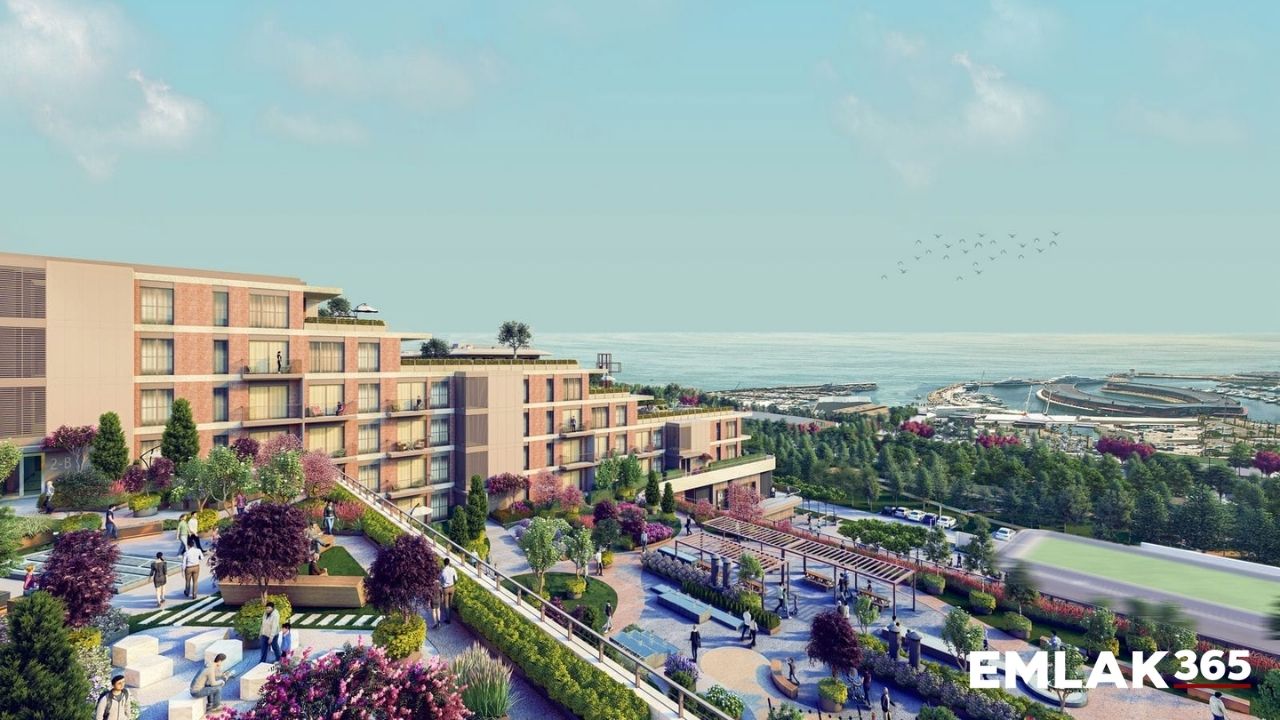 Emlak Konut'tan Tuzla'da Fua Deniz Park konutları 5+1 daire seçenekleri ile satışta!