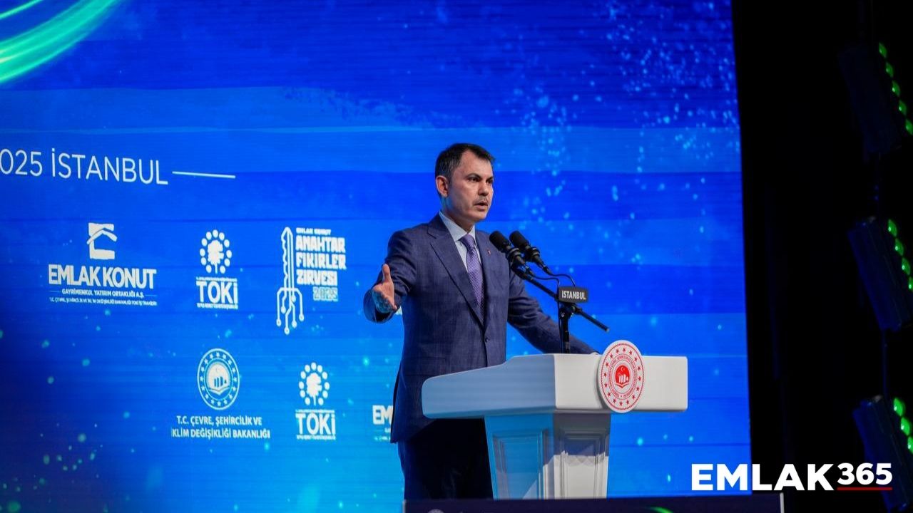 Bakan Kurum Emlak Konut Anahtar Fikirler Zirvesi’nde konuştu!