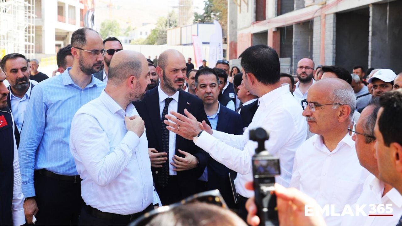 TOKİ Başkanı Sungur Malatya'da incelemelerde bulundu!