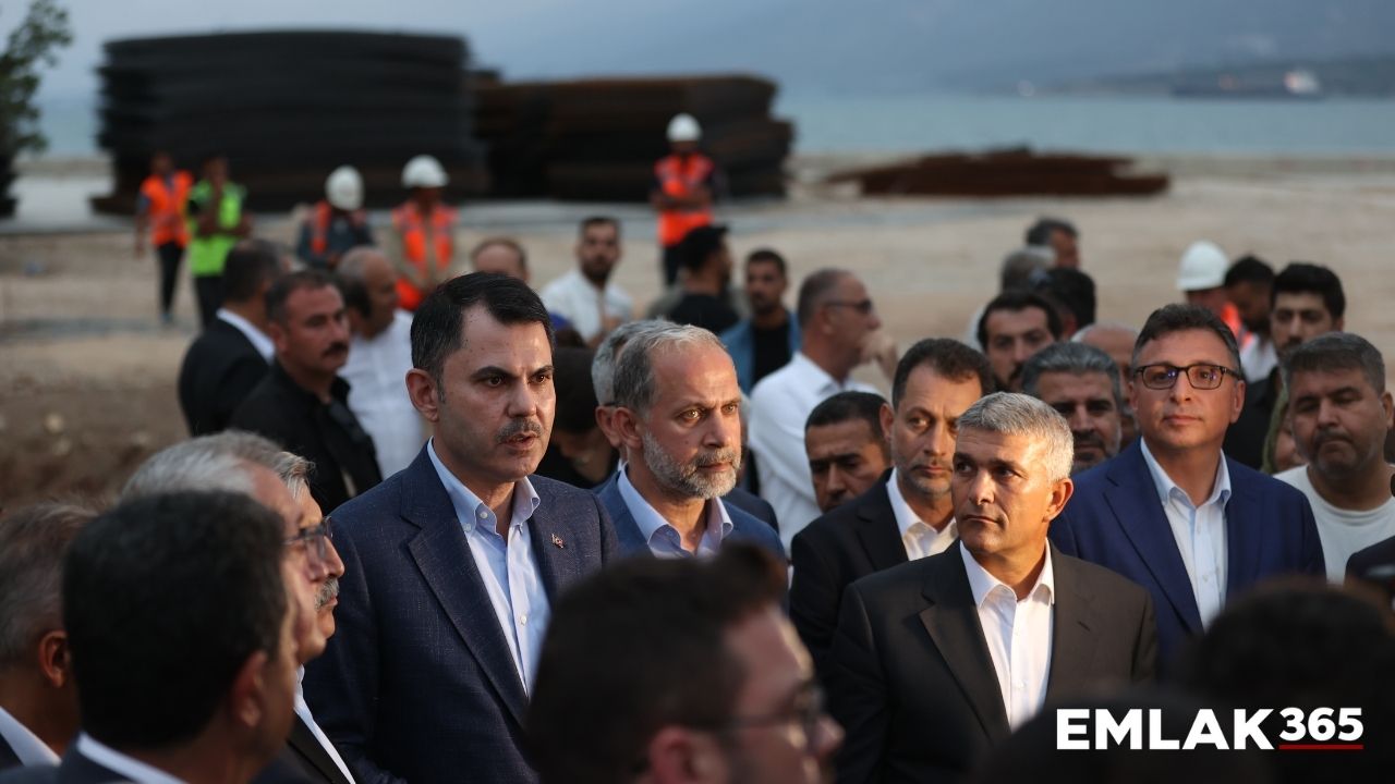 Bakan Kurum İskenderun'da incelemelerde bulundu!