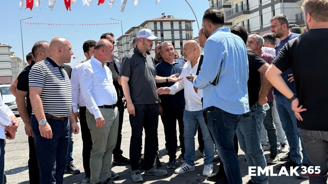TOKİ Başkanı Sungur Malatya'da incelemelerde bulundu!