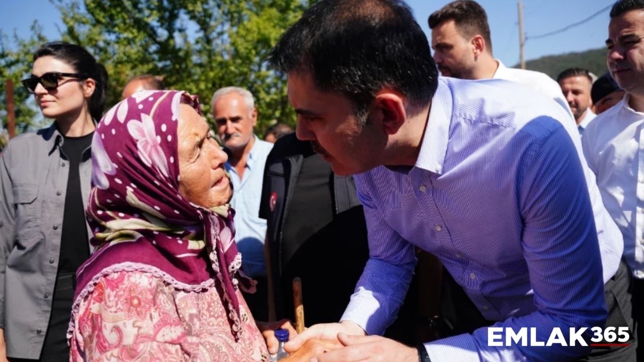 Bakan Kurum, Sındırgı depreminde hasar gören köylere ziyarette bulundu!