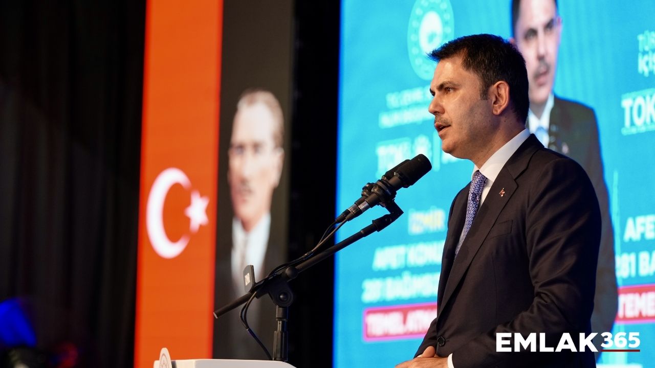 Bakan Kurum İzmir'de yanan evler için tarihi duyurdu! 1 yıl içinde teslim edilecek
