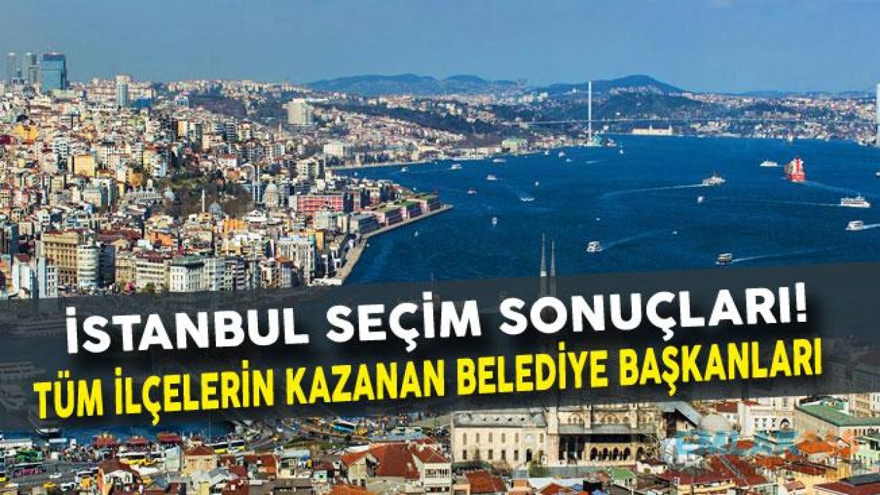 İstanbul İlçelerinde Seçim Sonuçları 2019