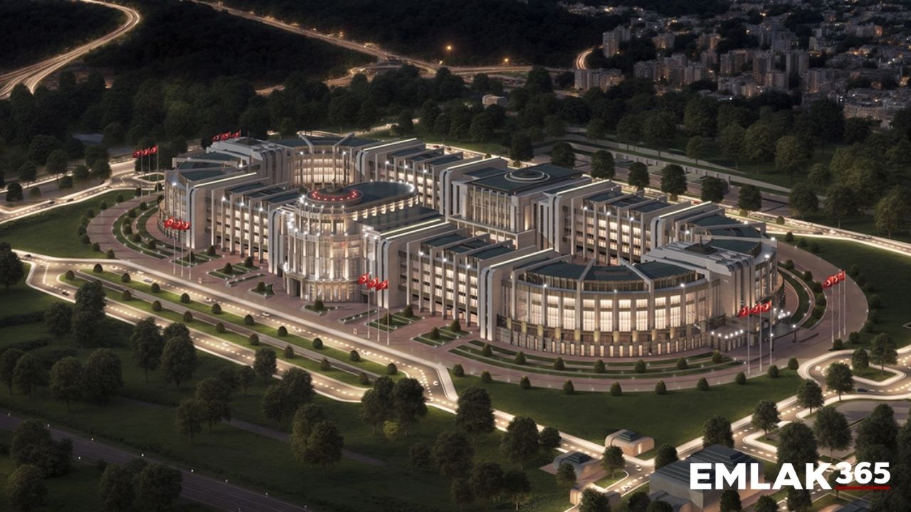 TOKİ tarafından inşa edilecek Dışişleri Bakanlığı'nın yeni yerleşkesinin temeli atıldı!