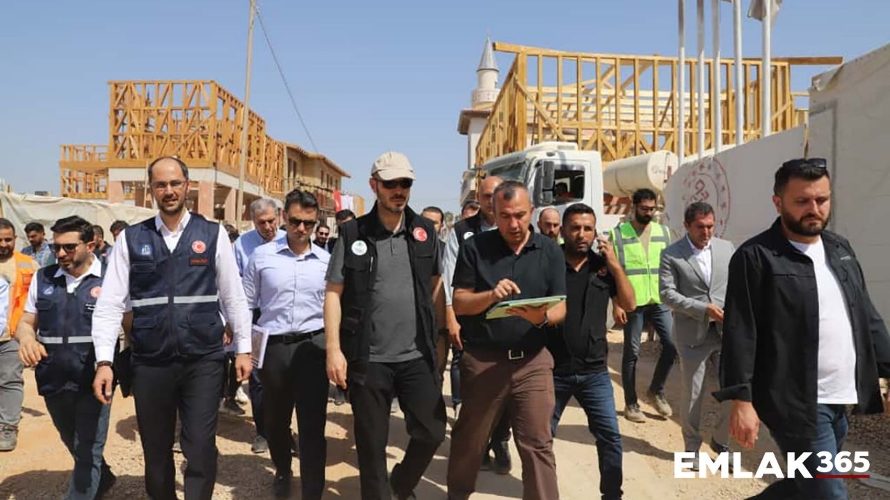 TOKİ Başkanı Sungur, Hatay Antakya'da şantiyeleri inceledi!