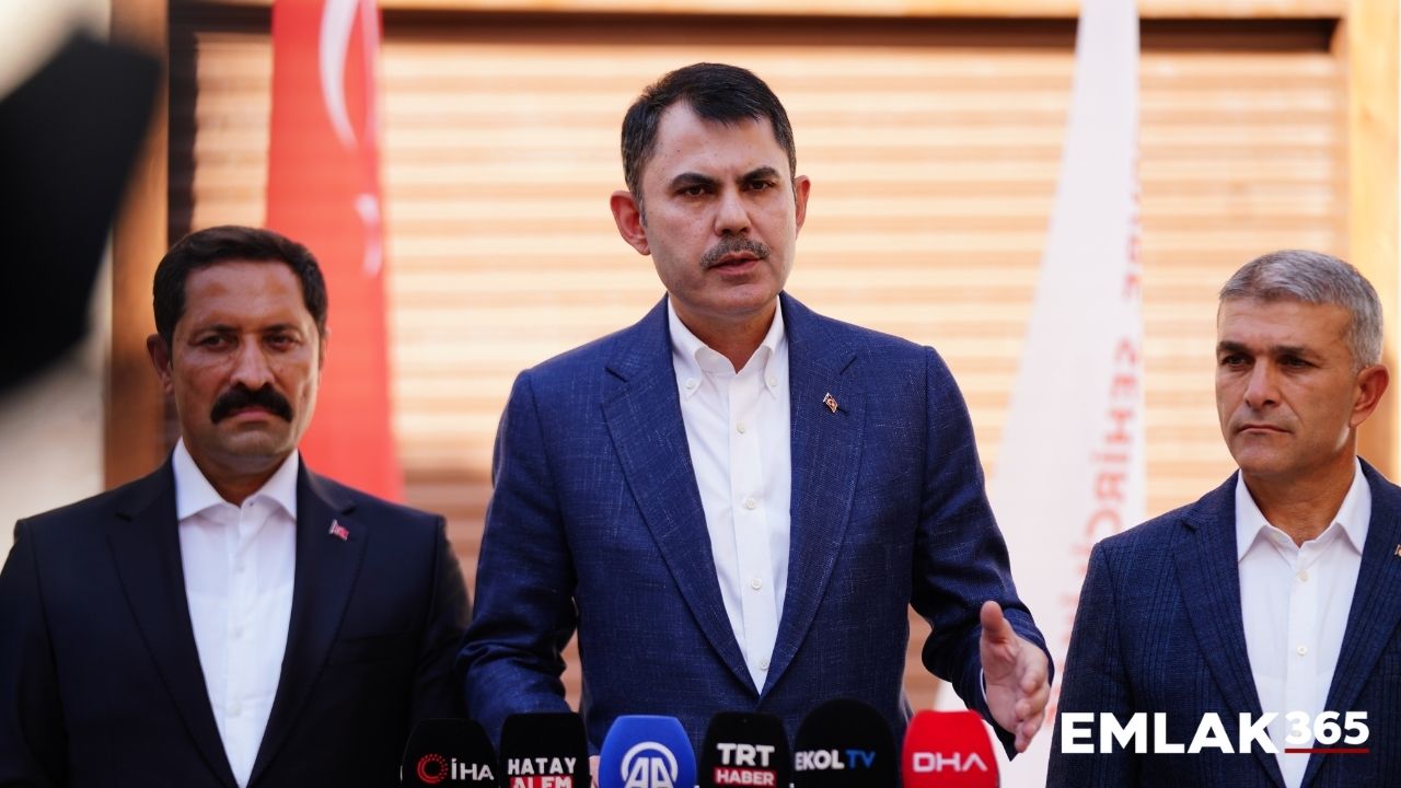 Bakan Kurum Hatay'da duyurdu: Önümüzdeki ay 350 bininci konutu teslim edeceğiz