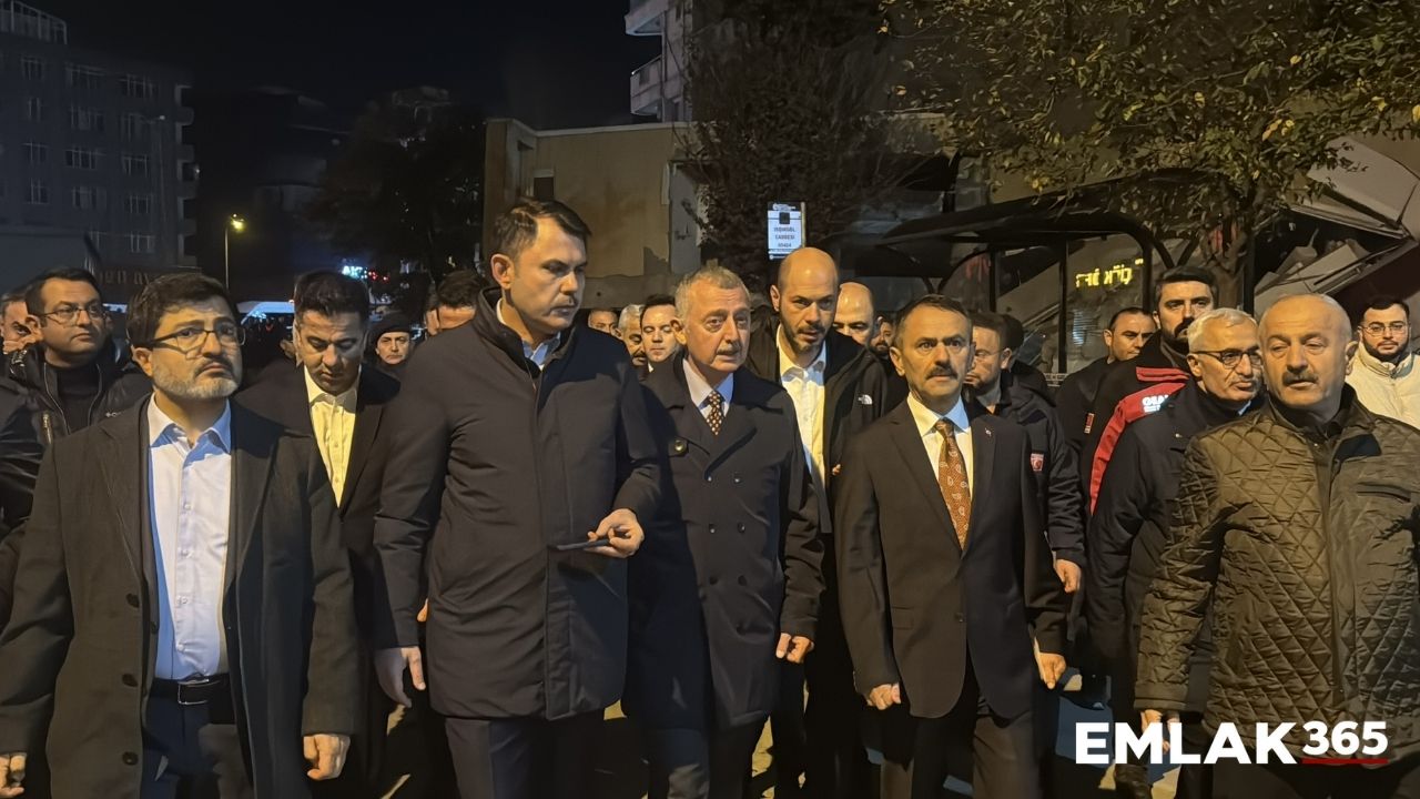 Bakan Kurum: Gebze'de 16 bina tahliye edildi!