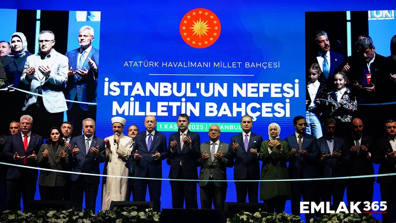 Atatürk Havalimanı Millet Bahçesi hizmete açıldı!