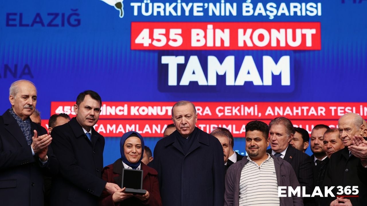 Asrın inşasında 455 bin konut teslim edildi!