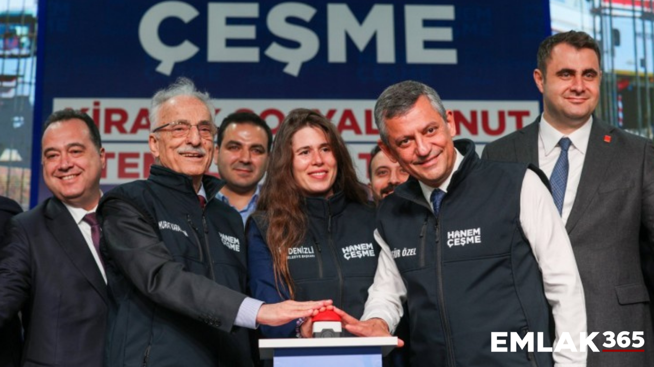 Kiralık sosyal konut hamlesi: Çeşme'de temel atıldı