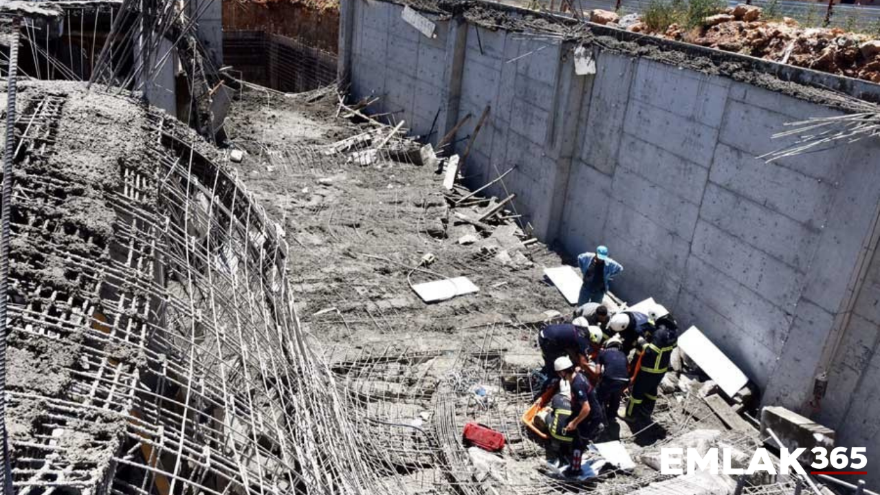 Şanlıurfa'da inşaat işçilerini taşıyan seyyar asansör yere çakıldı