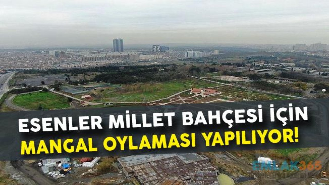 Esenler Millet Bahçesi İçin "Mangal Oylaması" Yapılıyor!