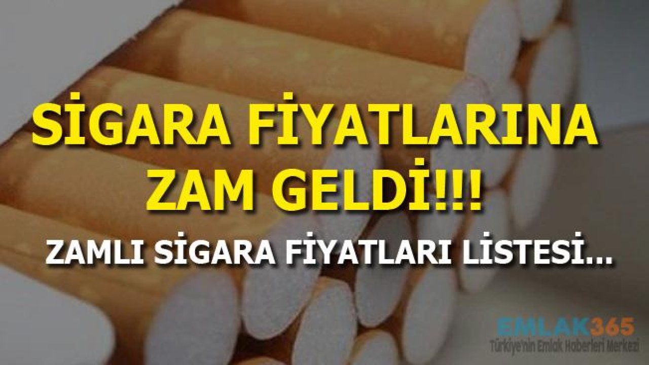 Sigaraya Zam Geldi! Sigara Zammı Sonrası 2019 Fiyat Listesi