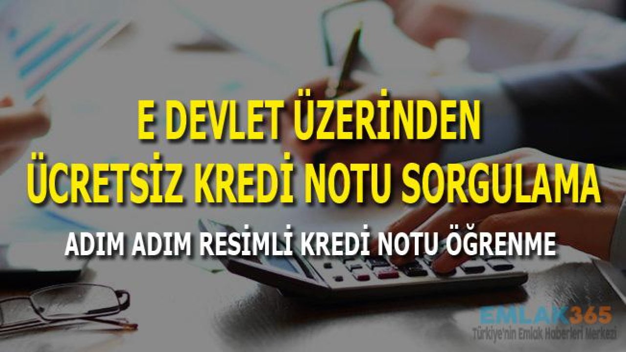 Adım Adım Resimlerle Ücretsiz E Devlet Findeks Kredi Notu Risk Raporu Sorgulama