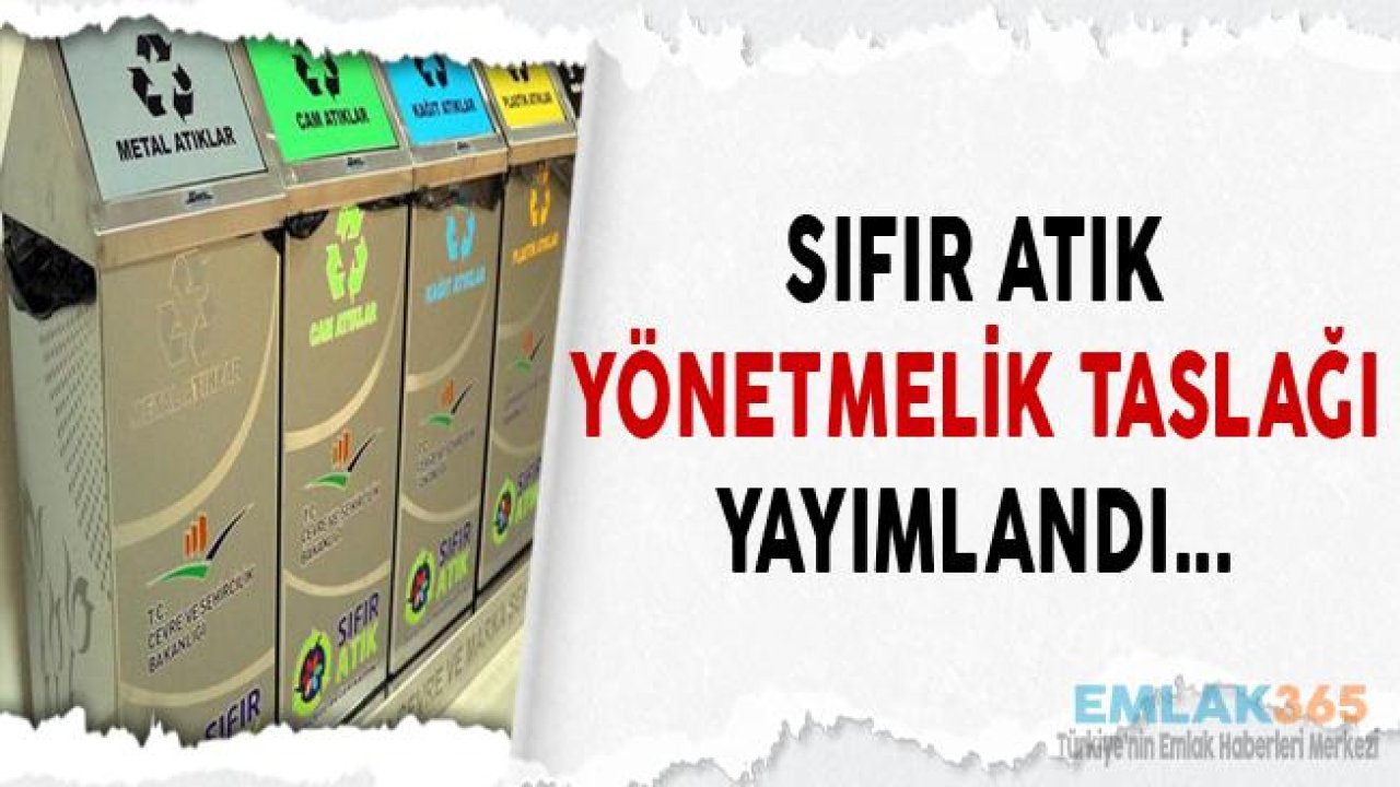 Sıfır Atık Yönetmelik Taslağı Görüş ve Önerilere Açıldı!