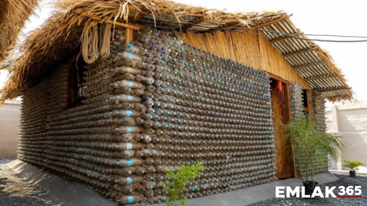 16 bin plastik şişeyle klima gerektirmeyen ev inşa ettiler