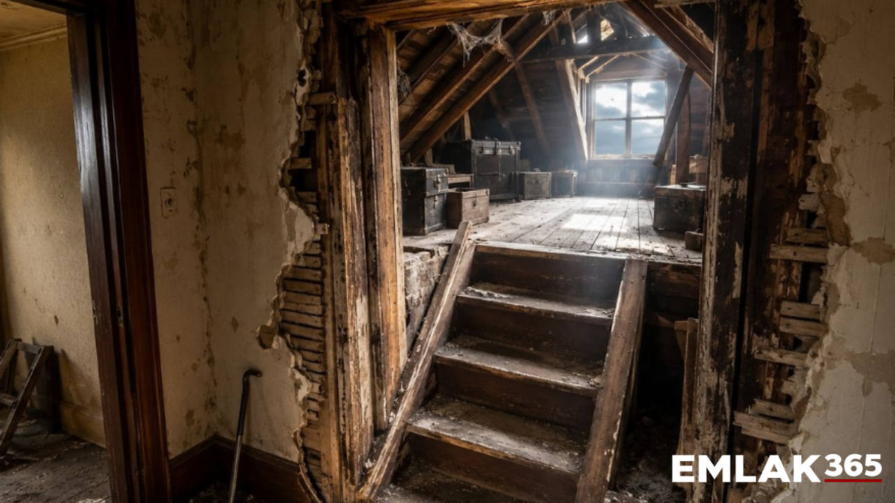 1920 yapımı evi satın aldılar! Duvarın arkasından gizli kat çıktı