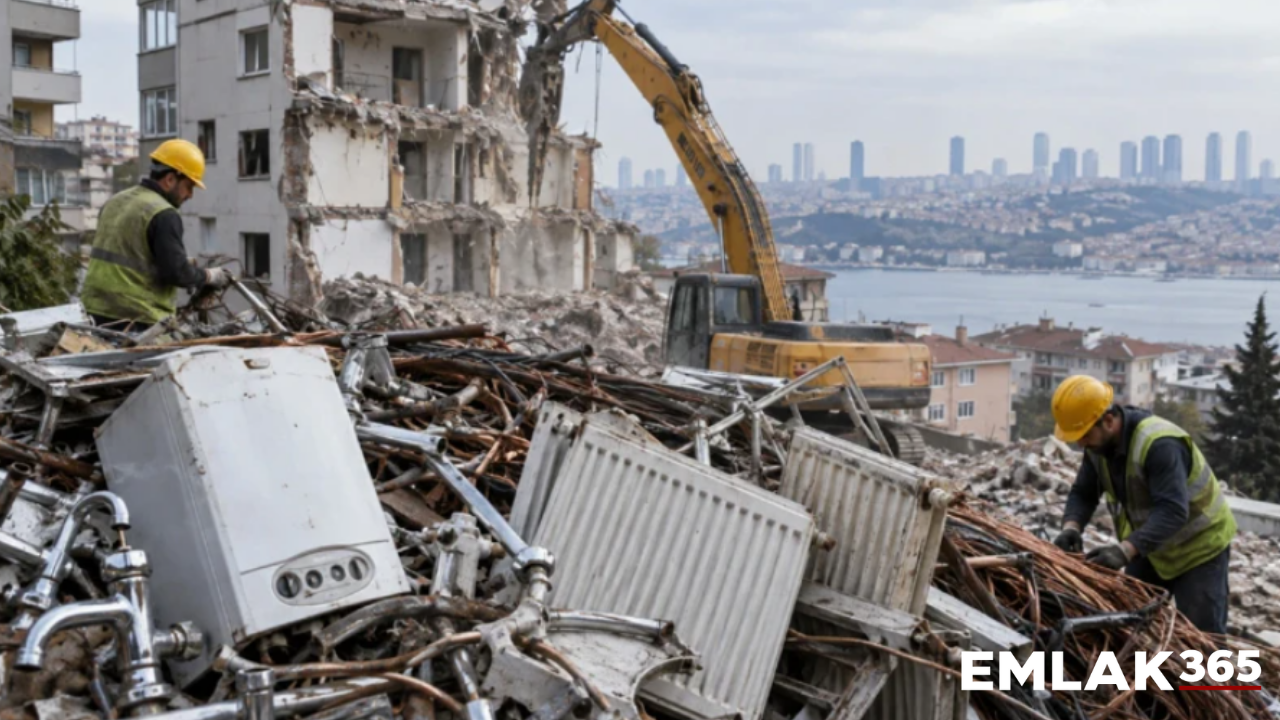 Kentsel dönüşüm hurda piyasasını hareketlendirdi: Eski binalardan servet çıkıyor