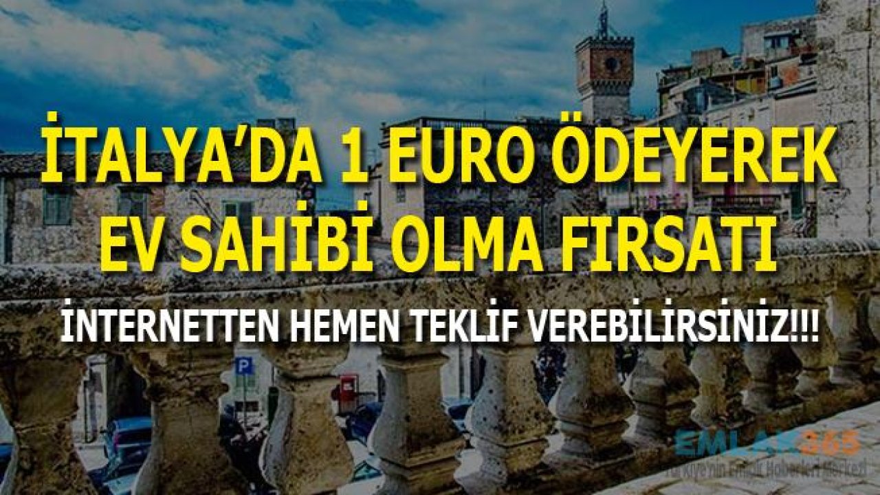 İtalya'da 1 Euro Ödeyerek Nasıl Ev Sahibi Olunur?