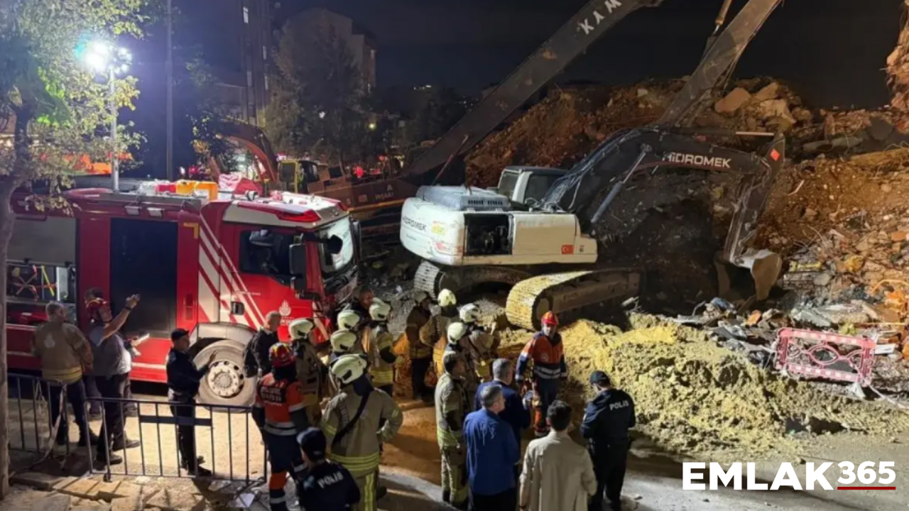 Küçükçekmece’de kentsel dönüşüm sırasında bina çöktü: 2 yaralı