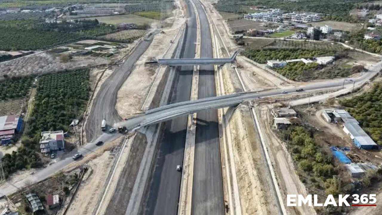 Kolin İnşaat’ın üstlendiği Çeşmeli-Kızkalesi Otoyolu Projesi’nde sona gelindi