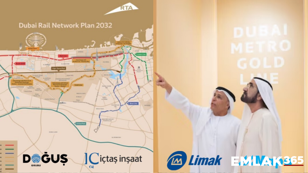 Dubai’nin 9 milyar dolarlık metro projesine 4 Türk şirketinden başvuru